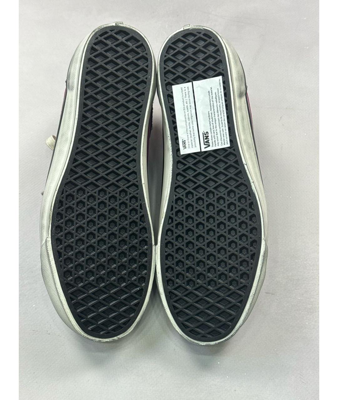 VANS Фуксия текстильные низкие кроссовки / кеды, фото 7