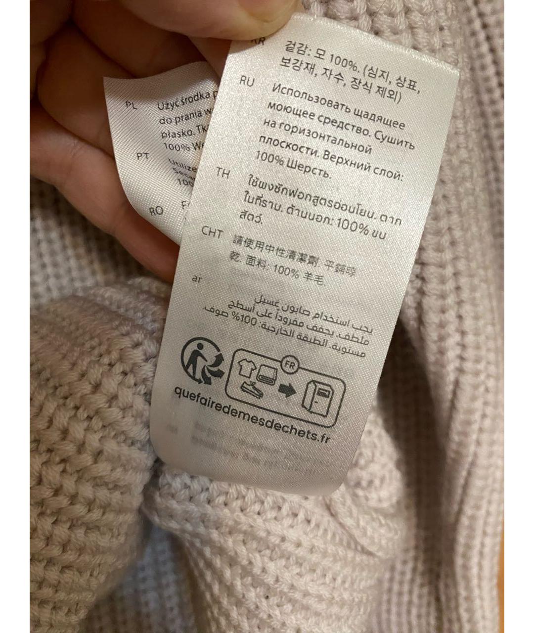 COS Серый шерстяной джемпер / свитер, фото 5