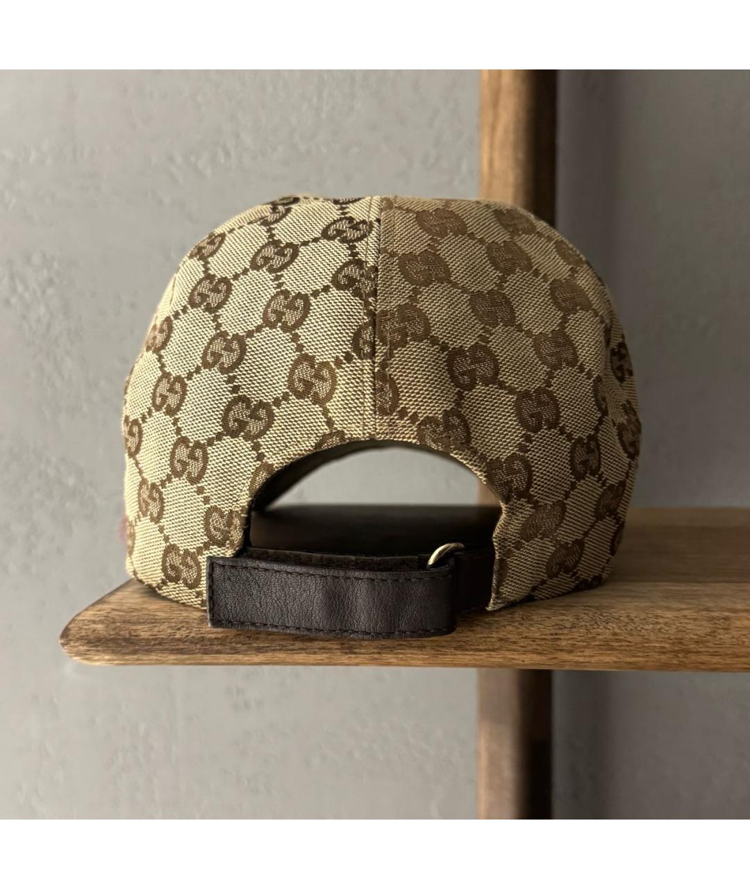 GUCCI Бежевая хлопковая кепка/бейсболка, фото 3