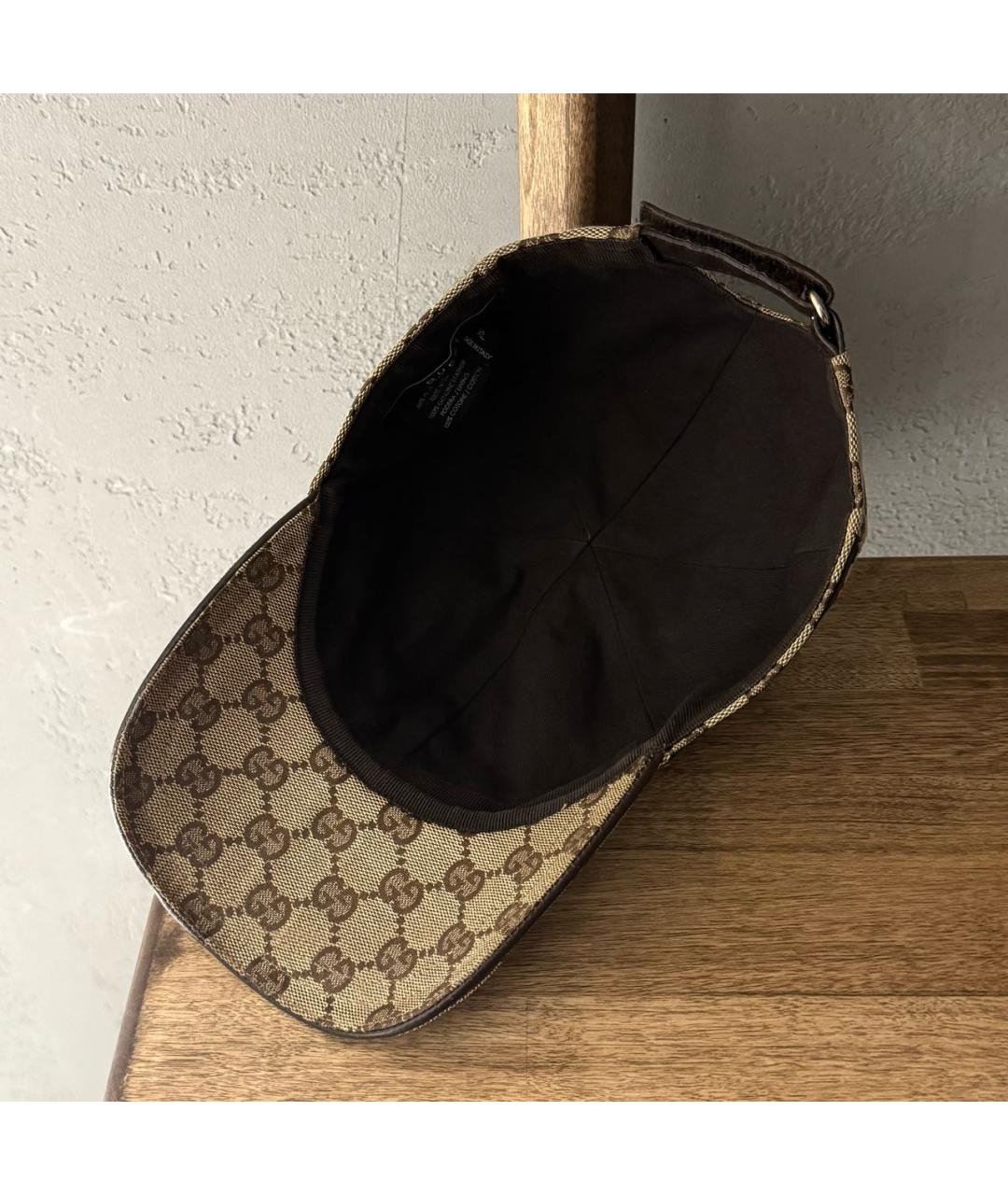 GUCCI Бежевая хлопковая кепка/бейсболка, фото 5