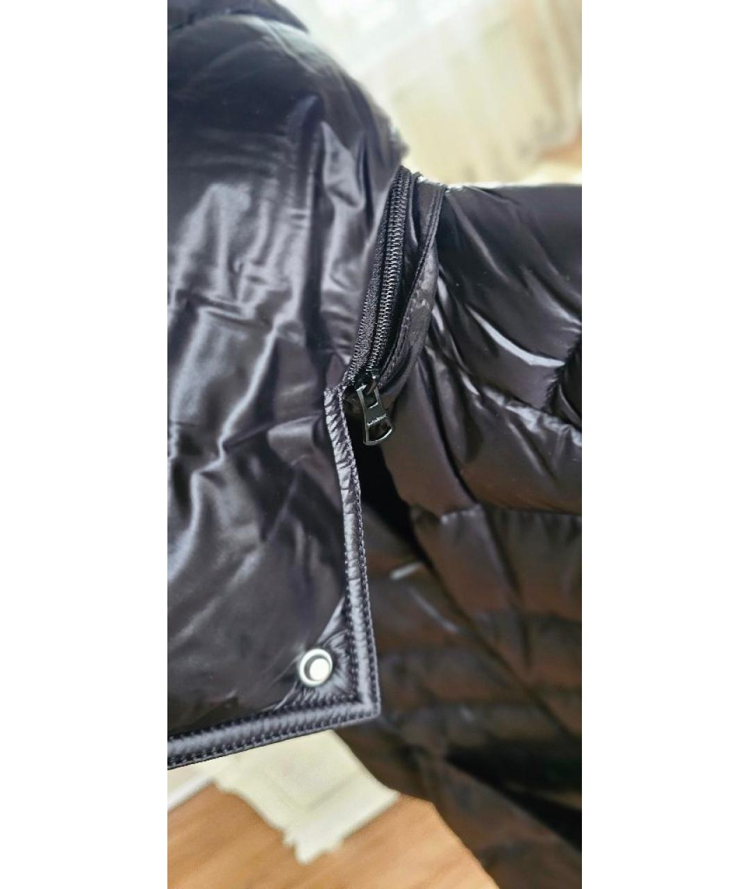 BURBERRY Черный полиэстеровый пуховик, фото 6