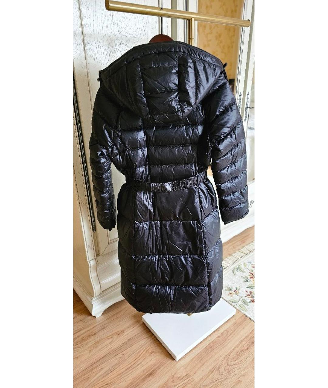 BURBERRY Черный полиэстеровый пуховик, фото 2