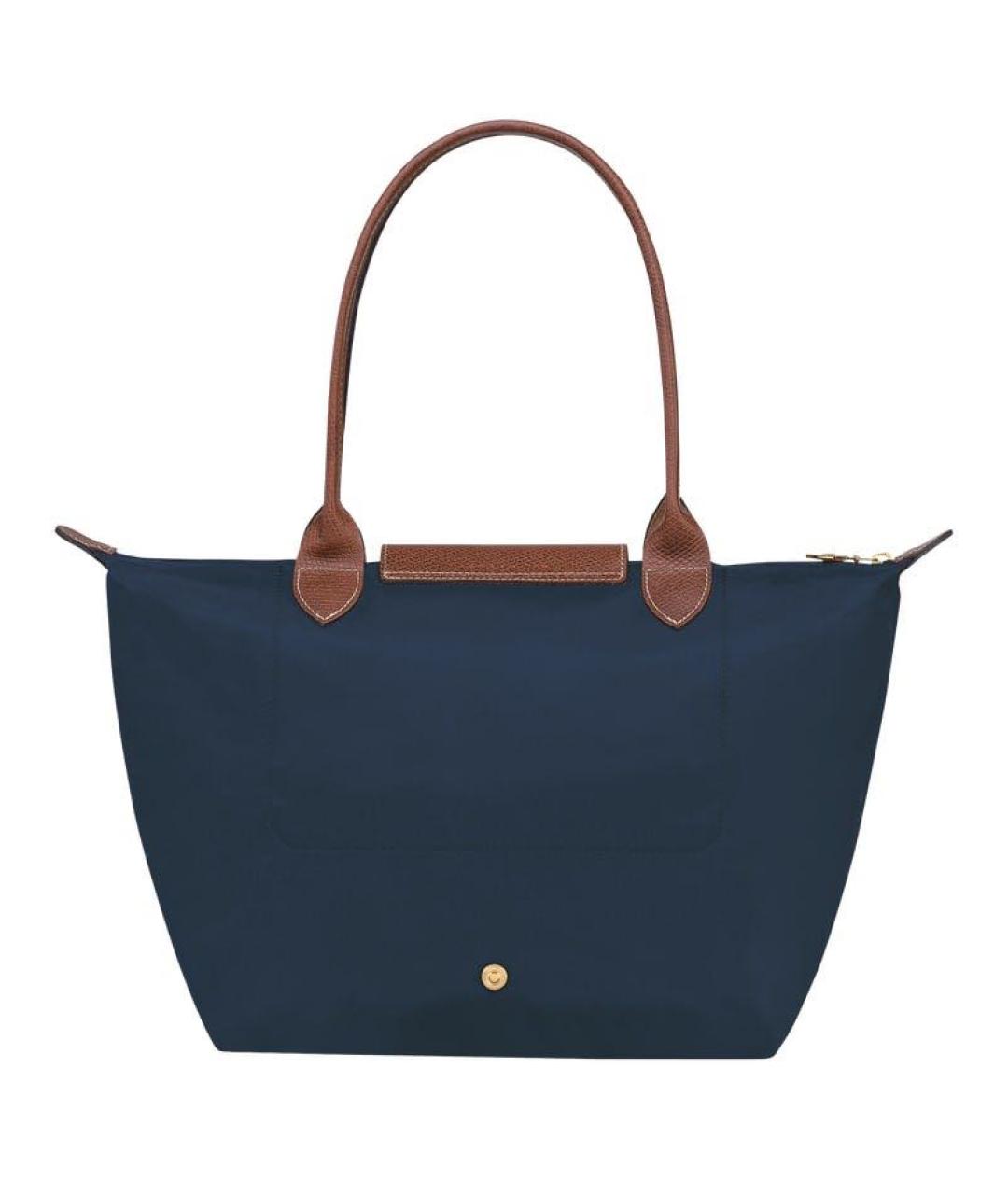 LONGCHAMP Темно-синяя тканевая сумка через плечо, фото 4