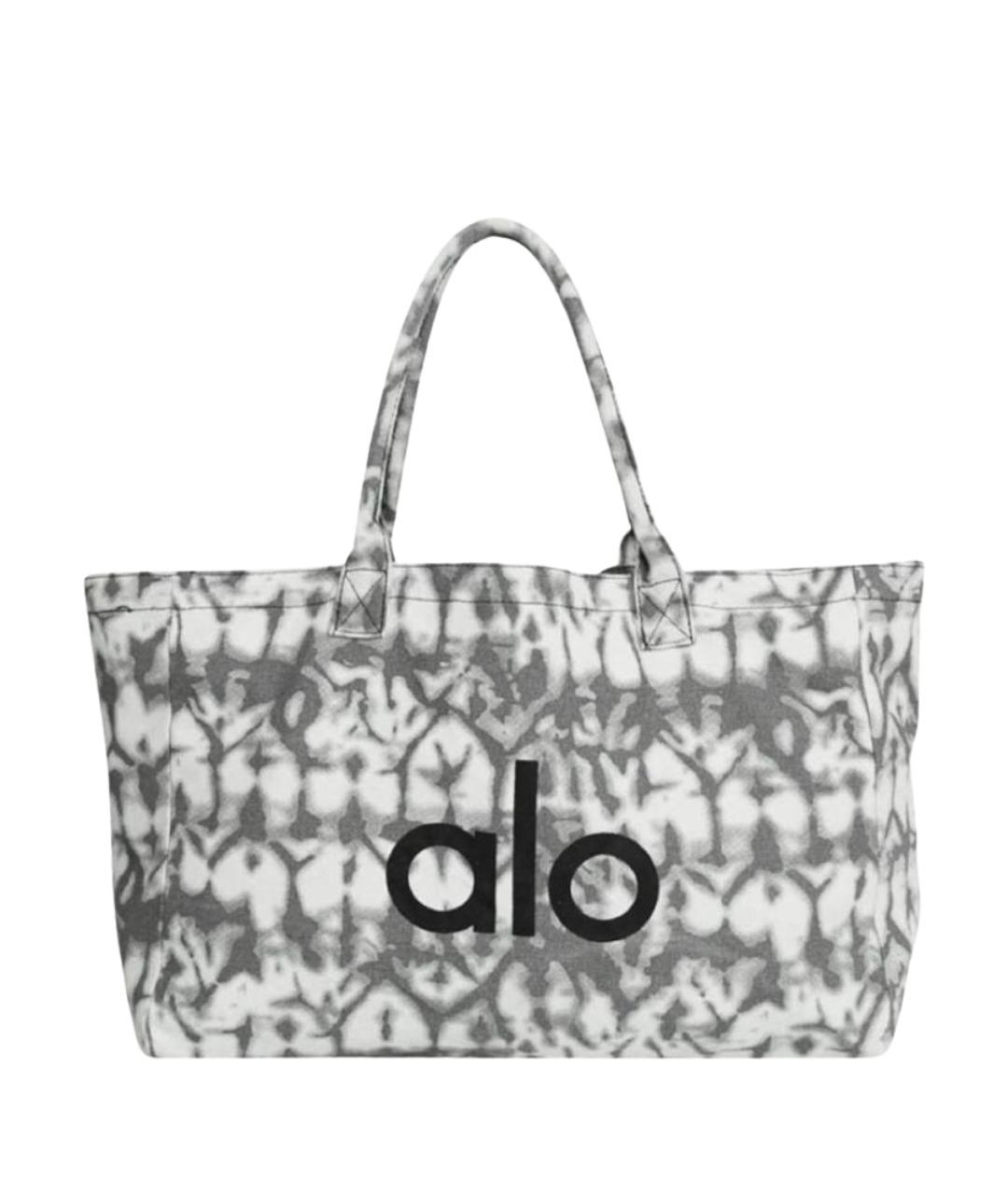 ALO YOGA Бежевая тканевая дорожная/спортивная сумка, фото 1