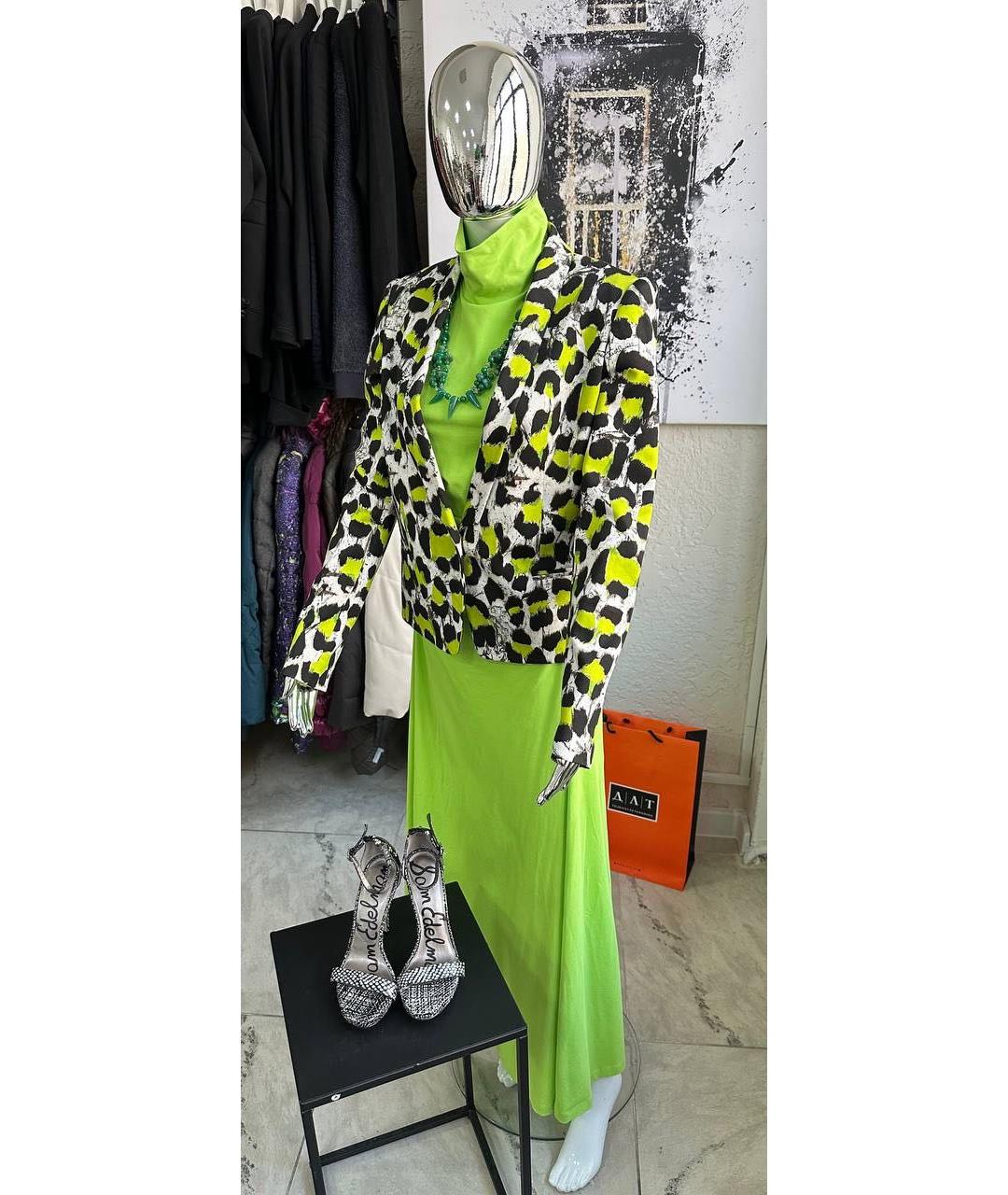 COS Салатовыое хлопковое повседневное платье, фото 4