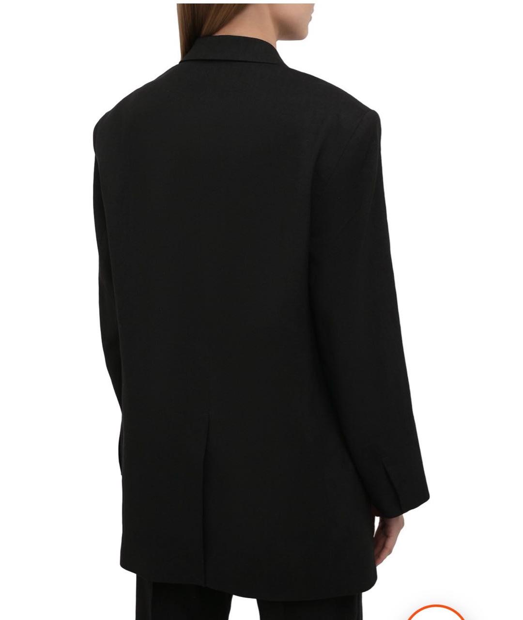 JACQUEMUS Черный льняной жакет/пиджак, фото 2