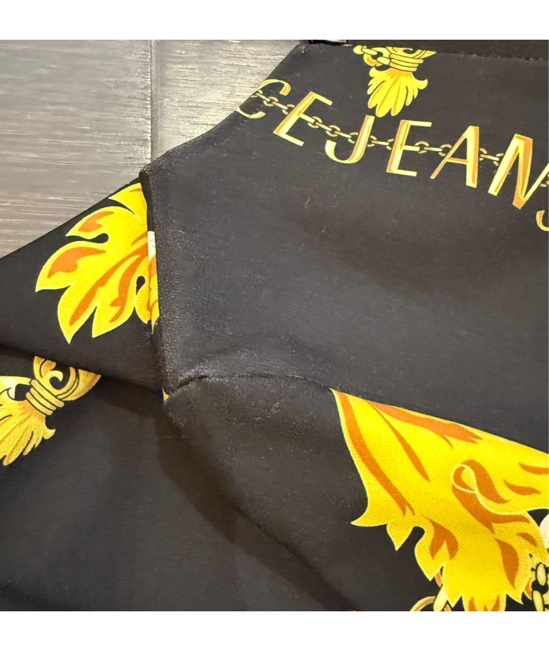 VERSACE JEANS COUTURE Черное полиэстеровое повседневное платье, фото 5