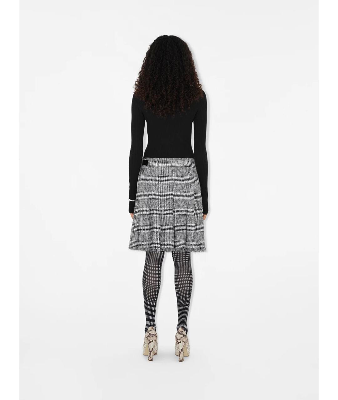 BURBERRY Черная вискозная водолазка, фото 3