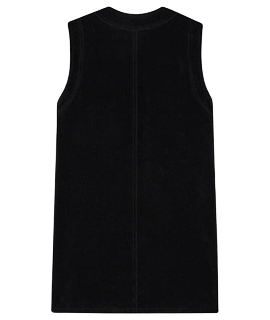 CELINE Черное хлопковое повседневное платье, фото 2