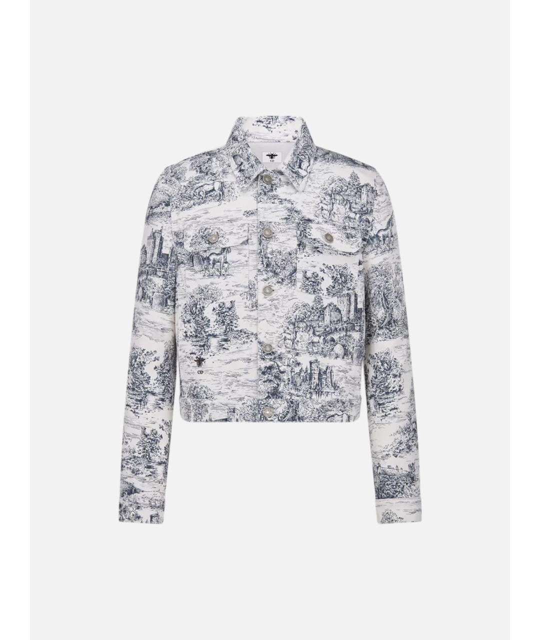 CHRISTIAN DIOR Мульти хлопковая куртка, фото 4