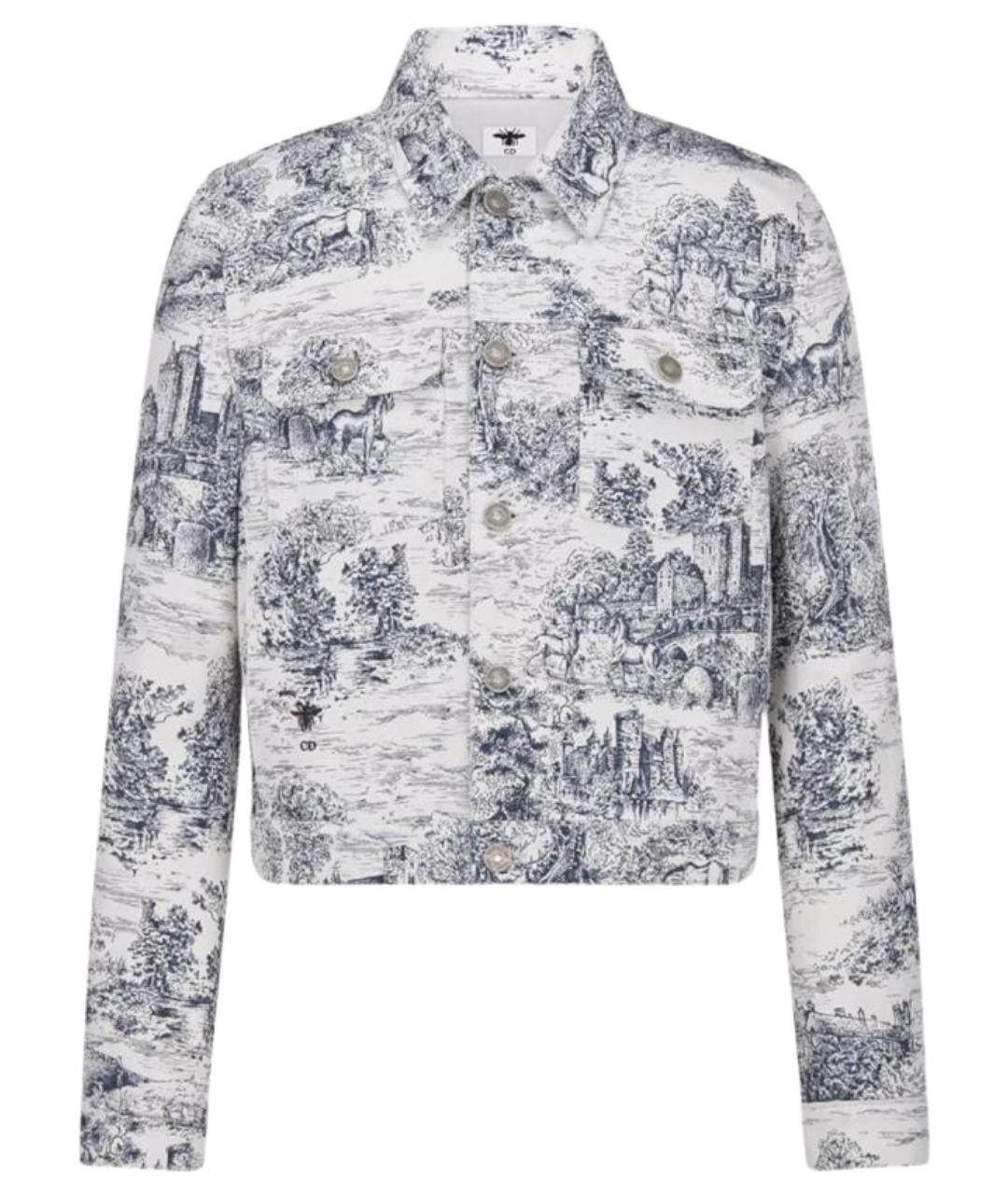 CHRISTIAN DIOR Мульти хлопковая куртка, фото 1