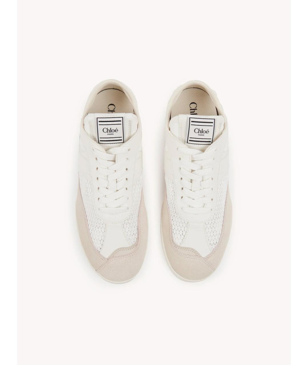 CHLOE Белые текстильные кроссовки, фото 3