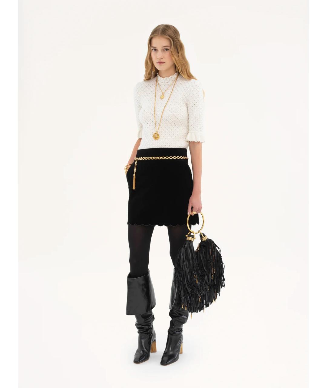 CHLOE Белый шерстяной джемпер / свитер, фото 2