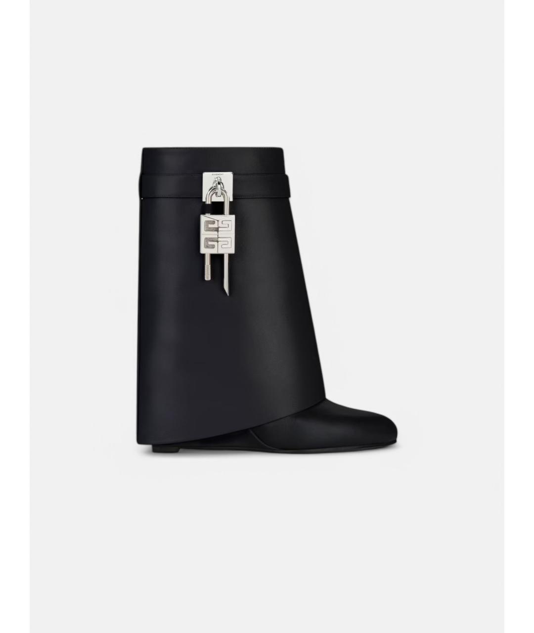 GIVENCHY Черные кожаные ботинки, фото 4