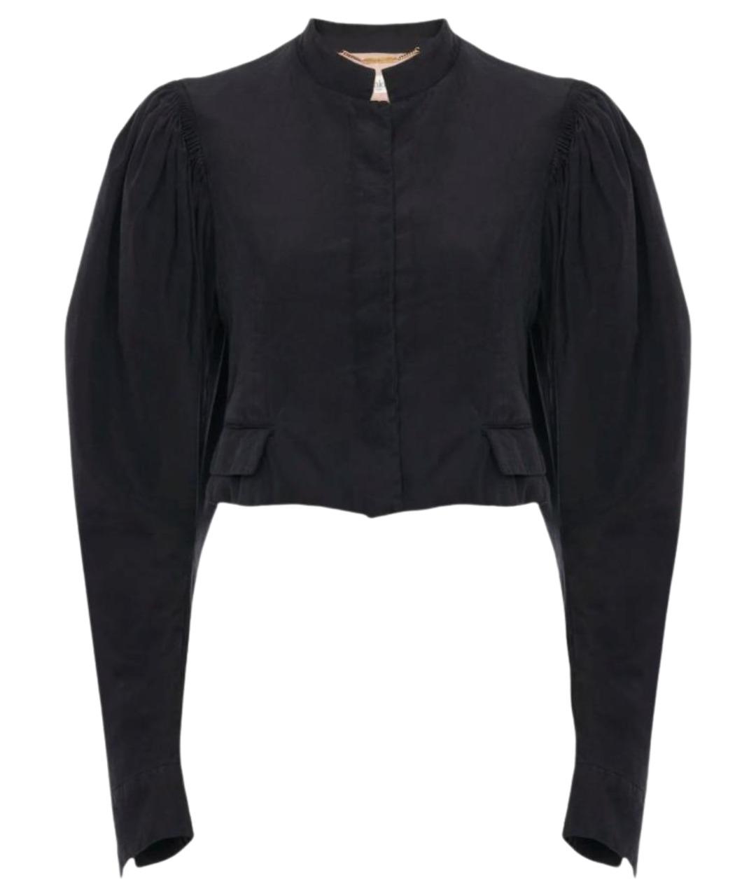 CHLOE Черный шелковый жакет/пиджак, фото 1