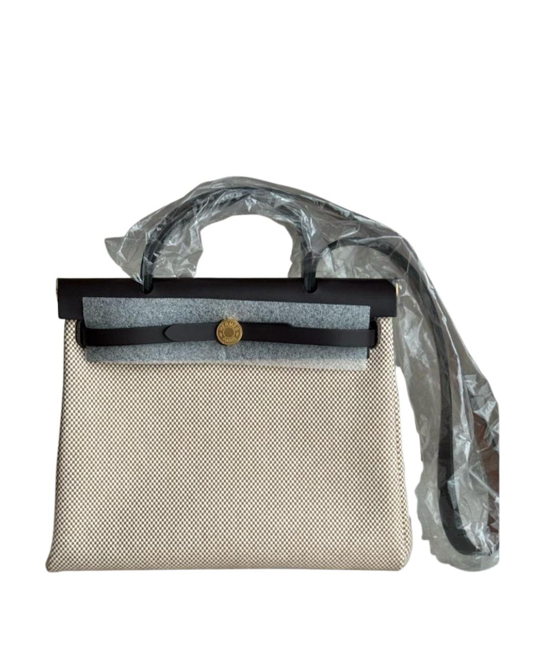 HERMES Бордовая тканевая сумка через плечо, фото 1