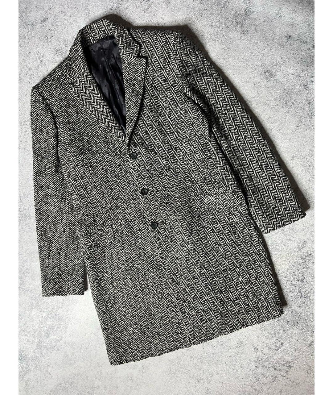 DOLCE&GABBANA Серое шерстяное пальто, фото 9