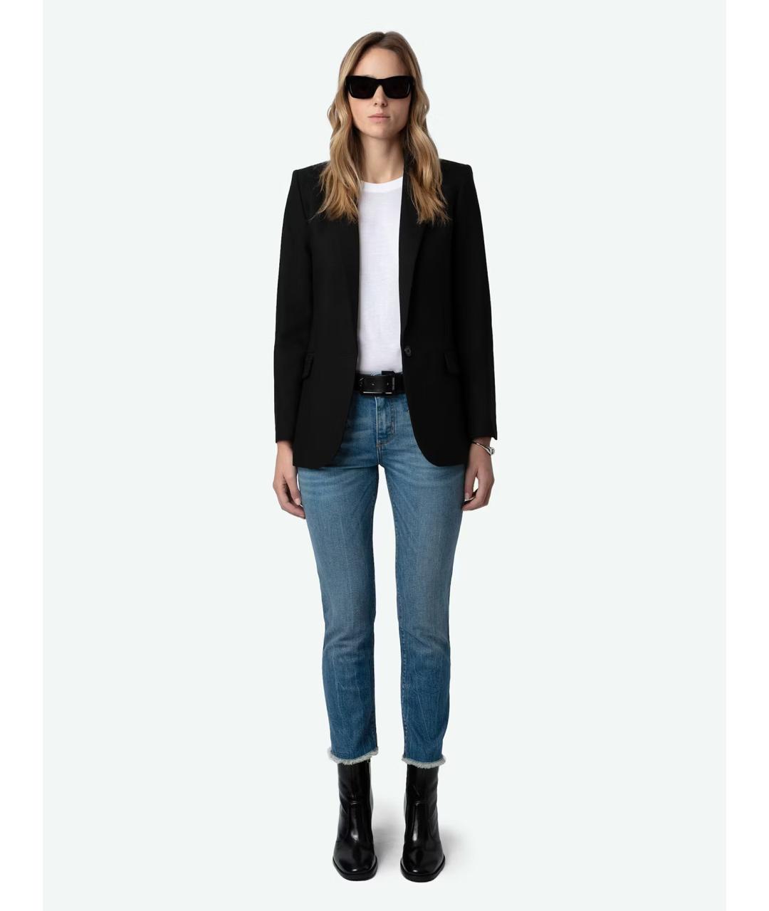 ZADIG & VOLTAIRE Черные кожаные ботильоны, фото 2