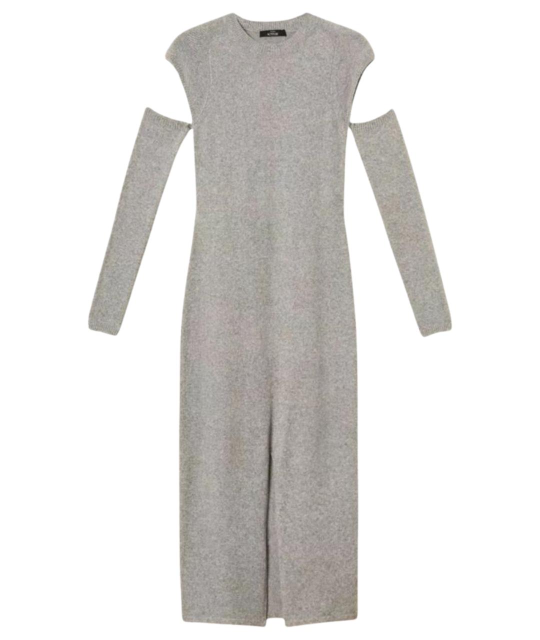 TWIN-SET Серое полиэстеровое повседневное платье, фото 1