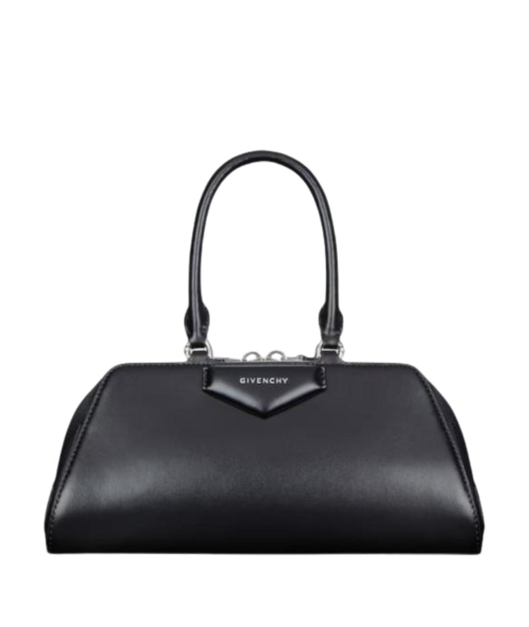 GIVENCHY Черная кожаная сумка тоут, фото 1