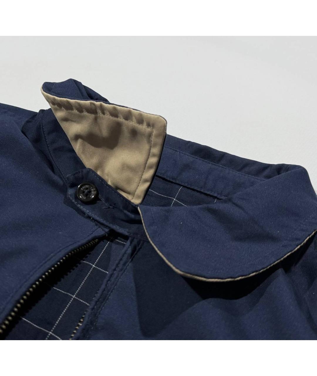 POLO RALPH LAUREN Темно-синяя хлопковая куртка, фото 6