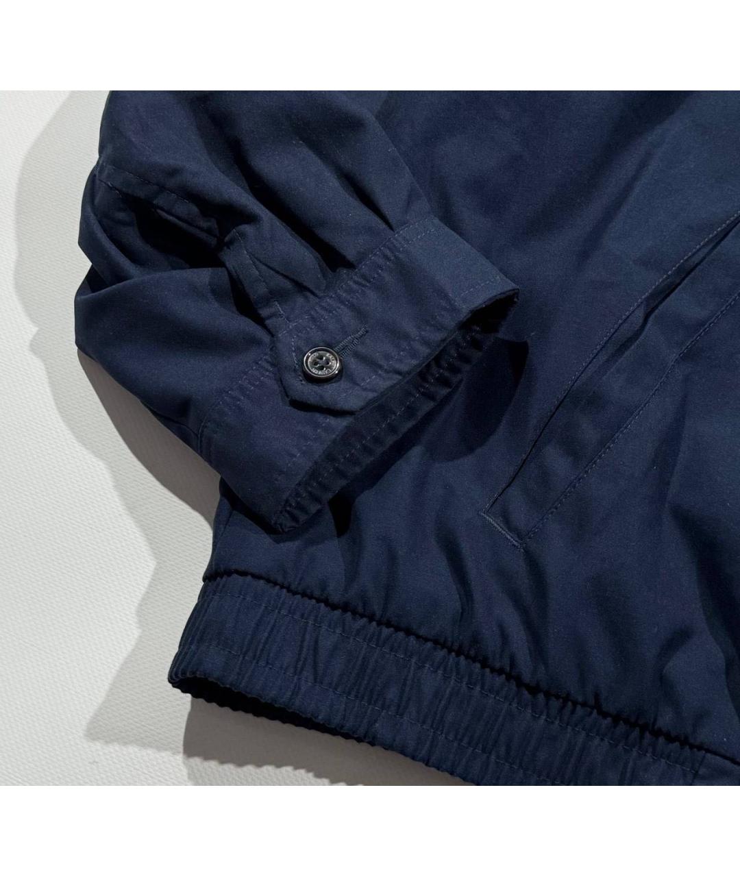 POLO RALPH LAUREN Темно-синяя хлопковая куртка, фото 5