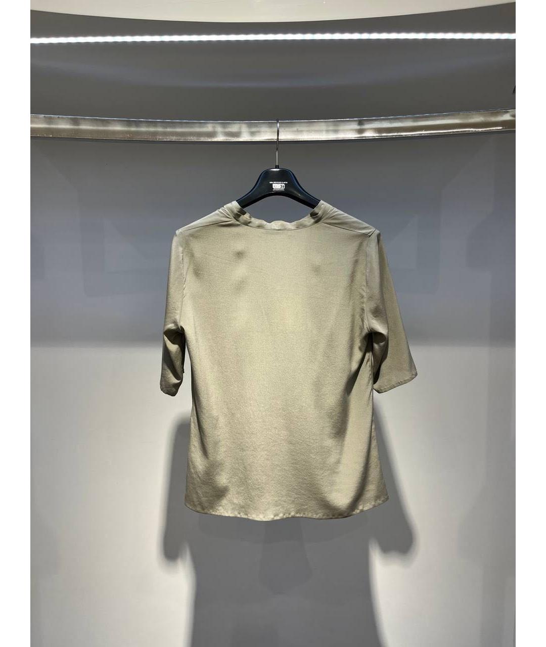 ETRO Бежевая шелковая блузы, фото 2