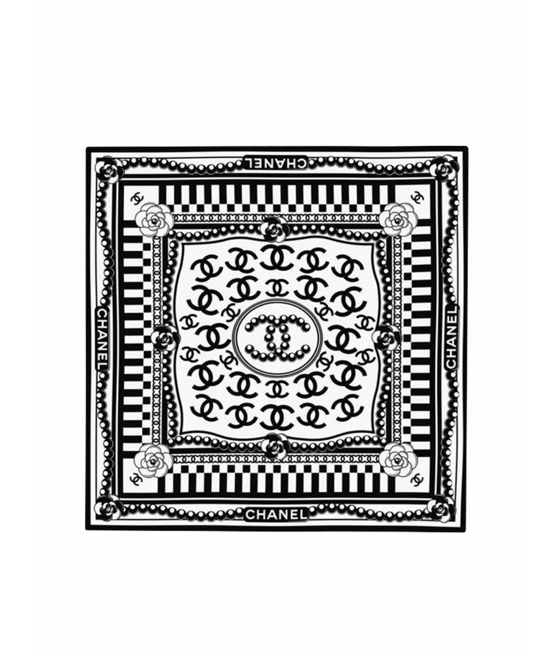 CHANEL Мульти шелковый платок, фото 1