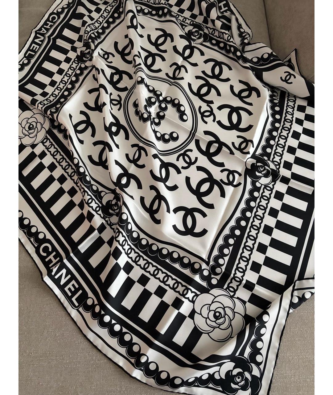 CHANEL Мульти шелковый платок, фото 2