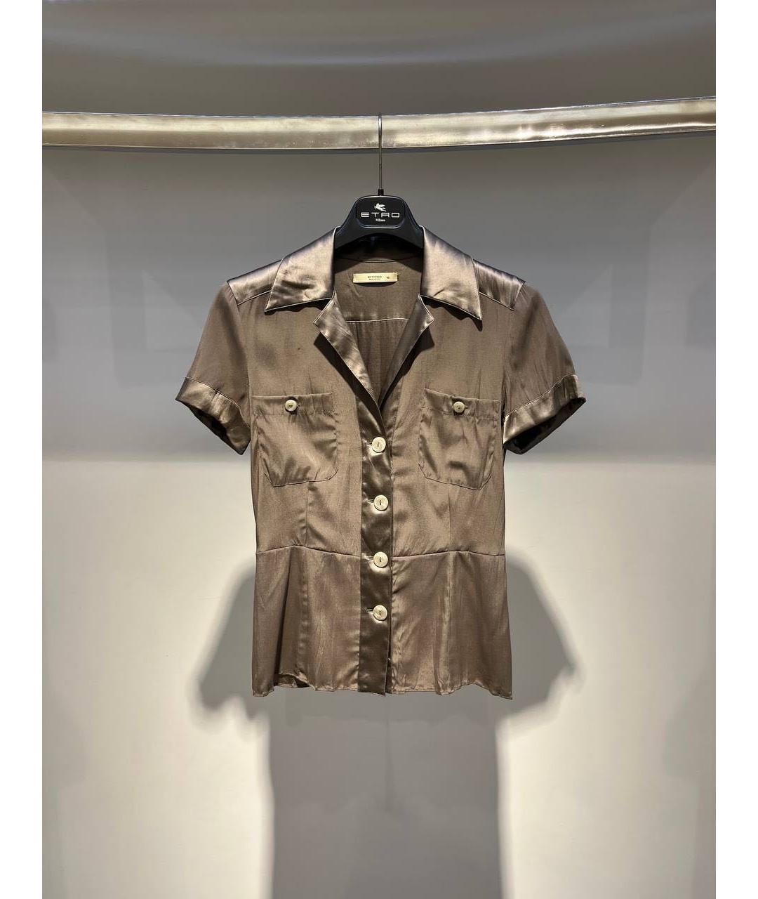 ETRO Коричневая блузы, фото 3