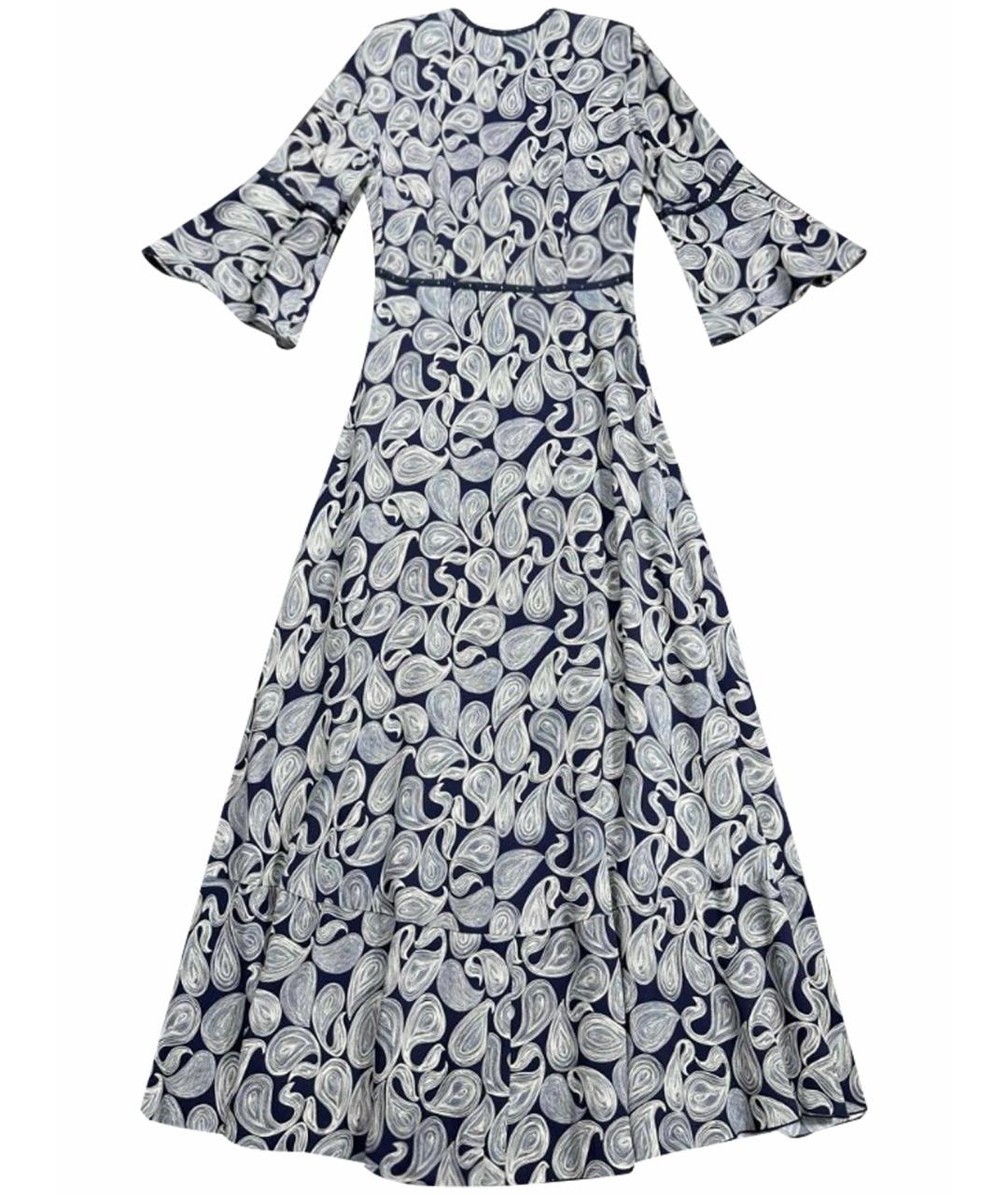 MAX&CO Темно-синее вискозное повседневное платье, фото 1