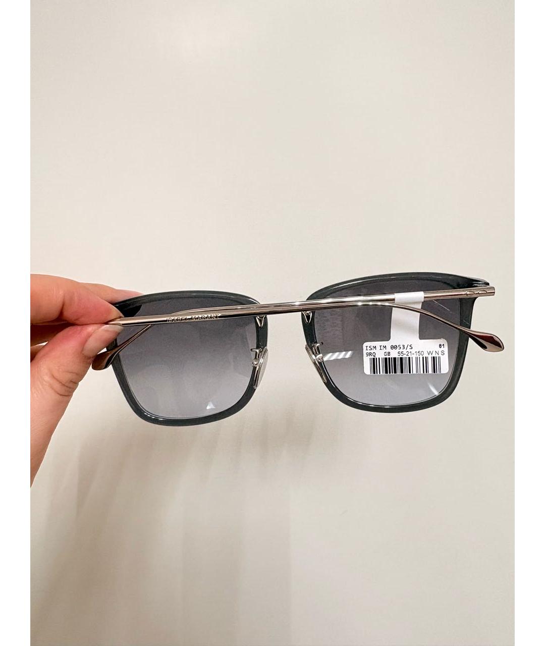 ISABEL MARANT Серые пластиковые солнцезащитные очки, фото 5