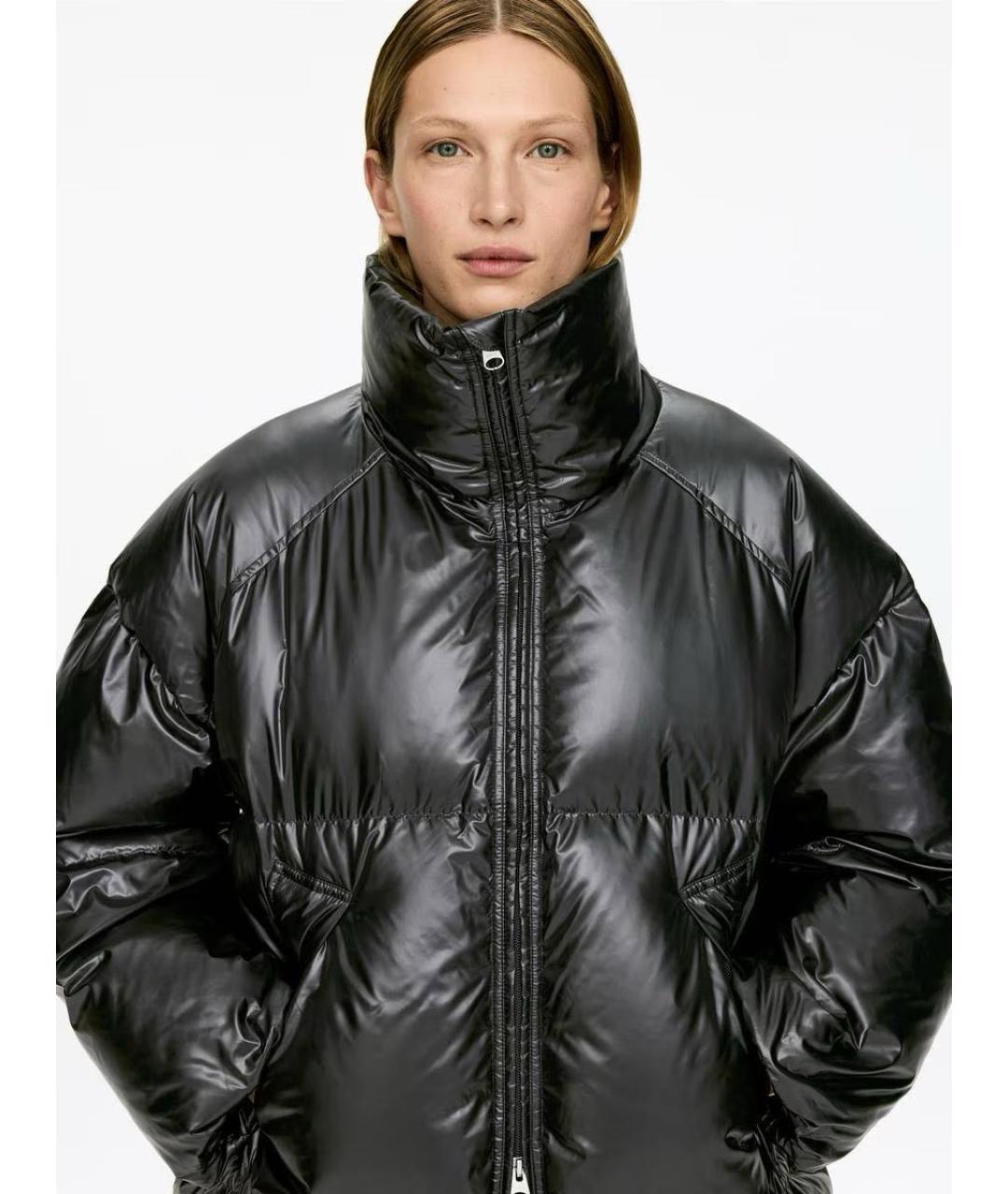 ARKET Черный тренч/плащ, фото 4