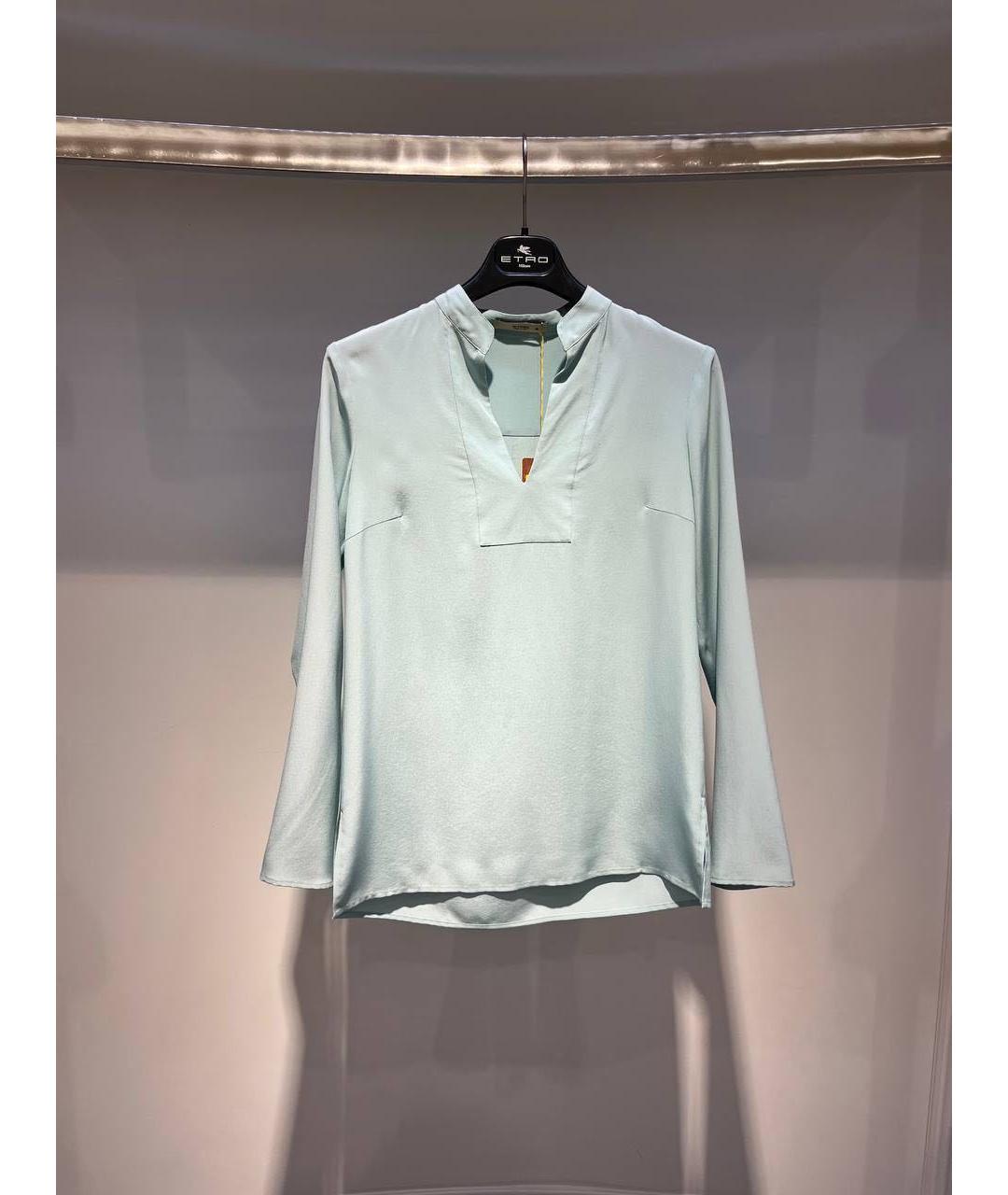ETRO Бирюзовая блузы, фото 3