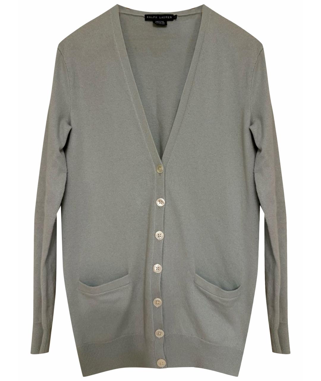 RALPH LAUREN Бирюзовый кашемировый кардиган, фото 1