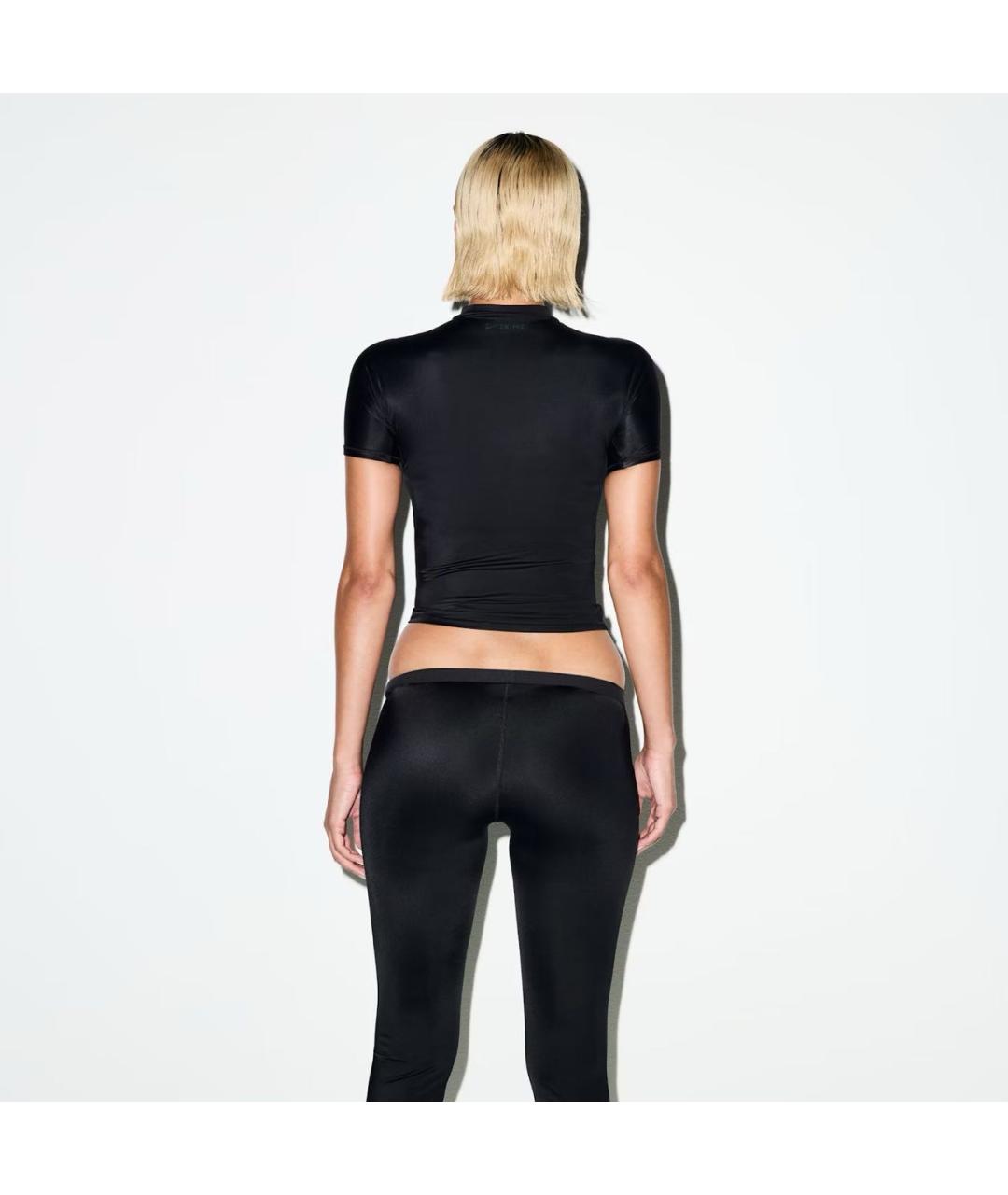 NIKE Черная полиамидовая футболка, фото 6