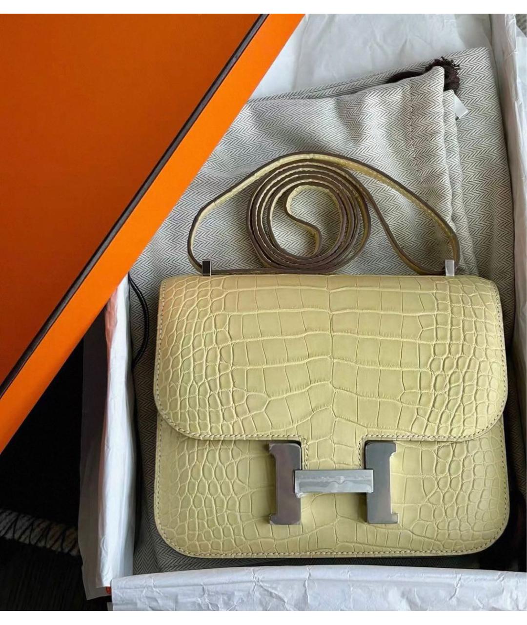 HERMES Сумка через плечо из экзотической кожи, фото 2