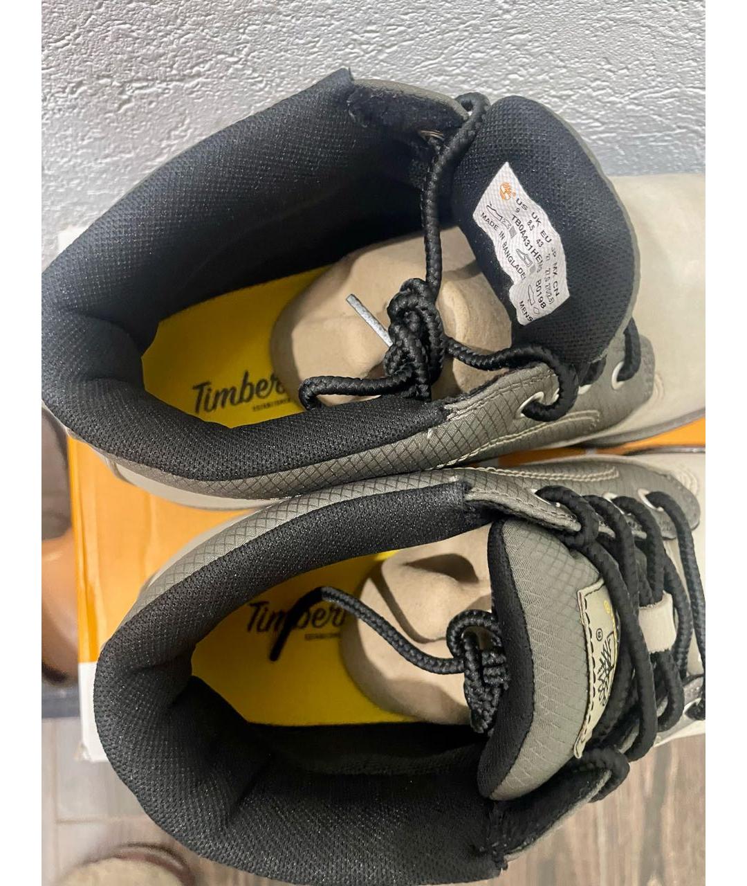TIMBERLAND Серые нубуковые высокие ботинки, фото 3