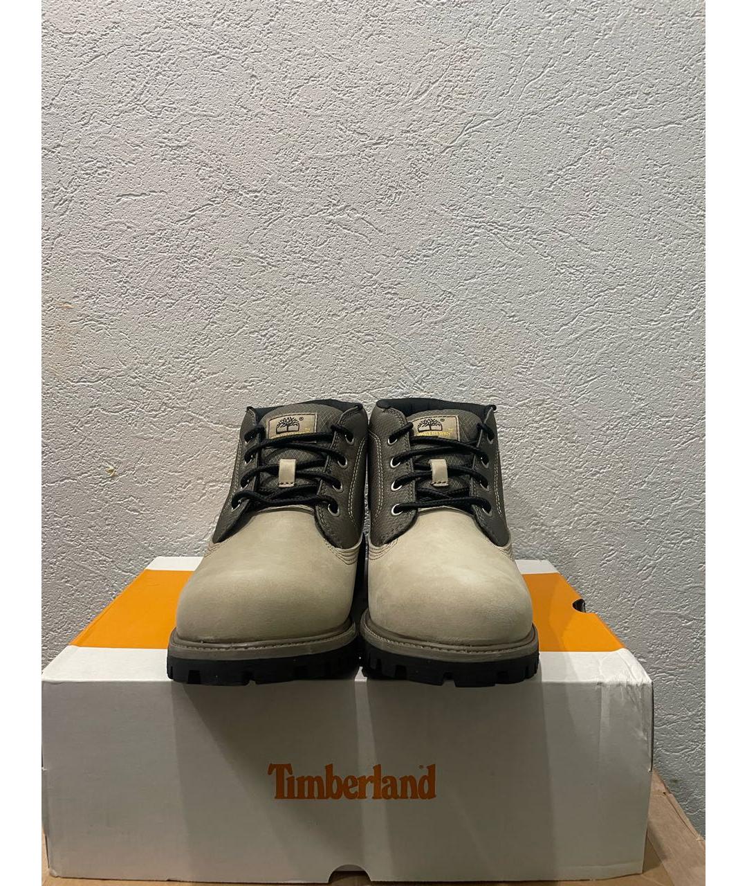TIMBERLAND Серые нубуковые высокие ботинки, фото 2
