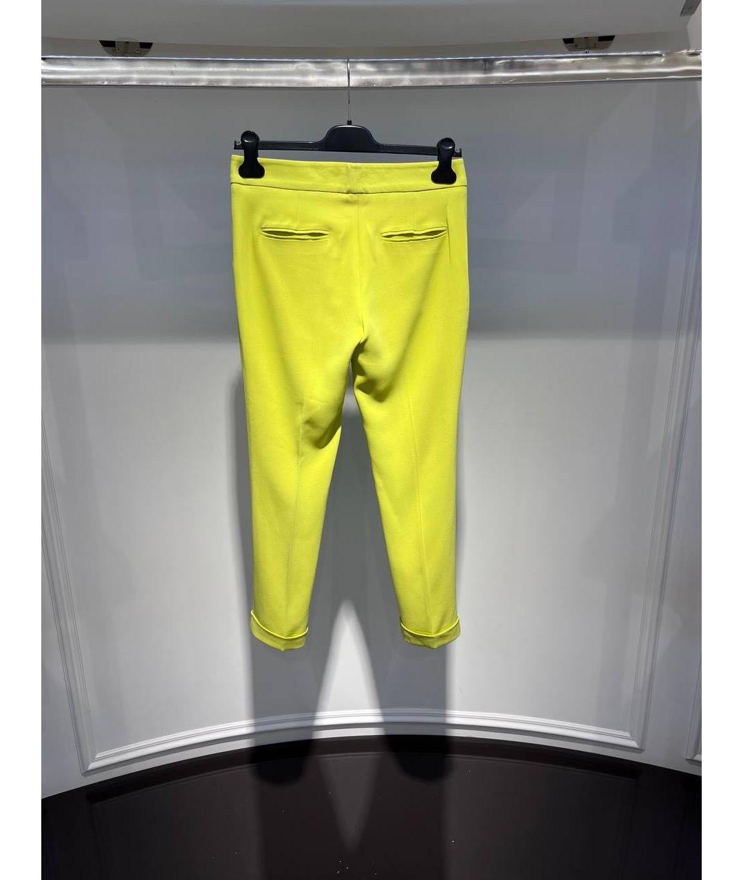 ETRO Желтые брюки узкие, фото 2
