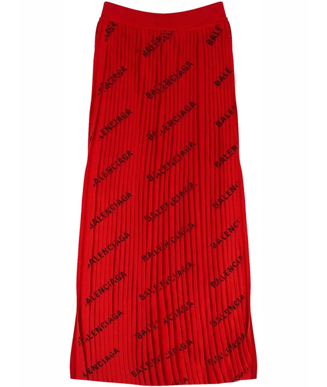 BALENCIAGA Красная юбка макси, фото 1
