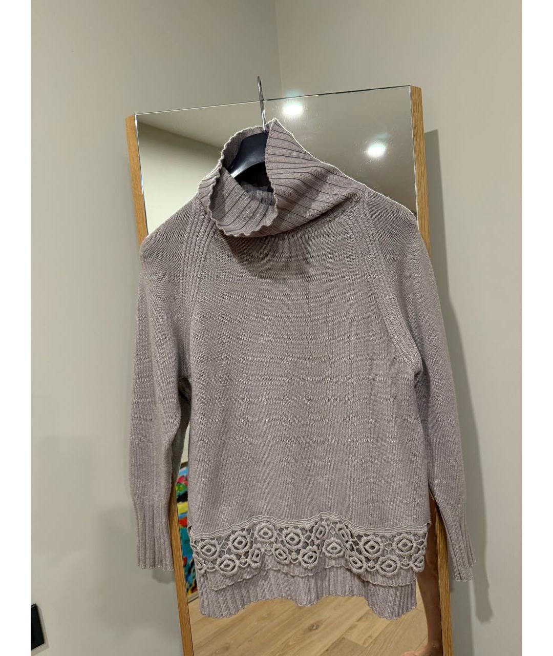 D.EXTERIOR Серый кашемировый джемпер / свитер, фото 9