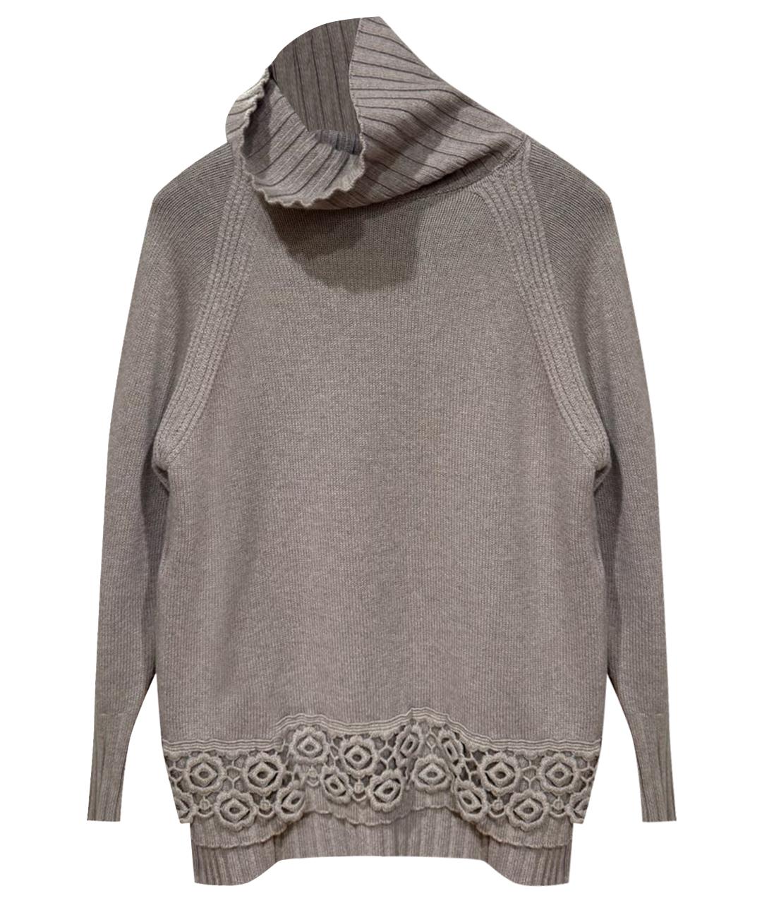 D.EXTERIOR Серый кашемировый джемпер / свитер, фото 1