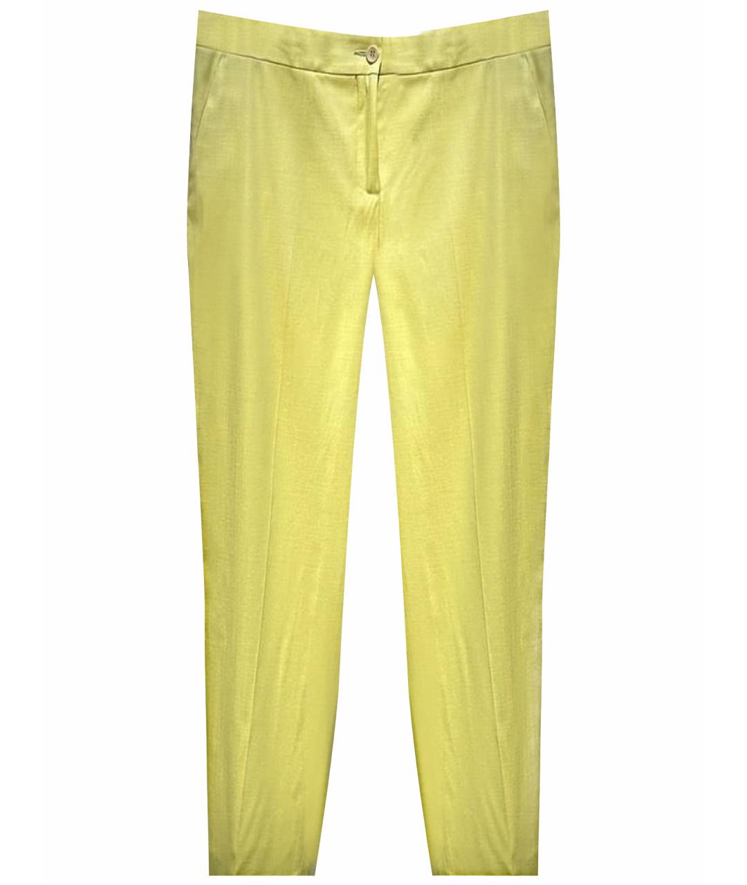 ETRO Желтые прямые брюки, фото 1