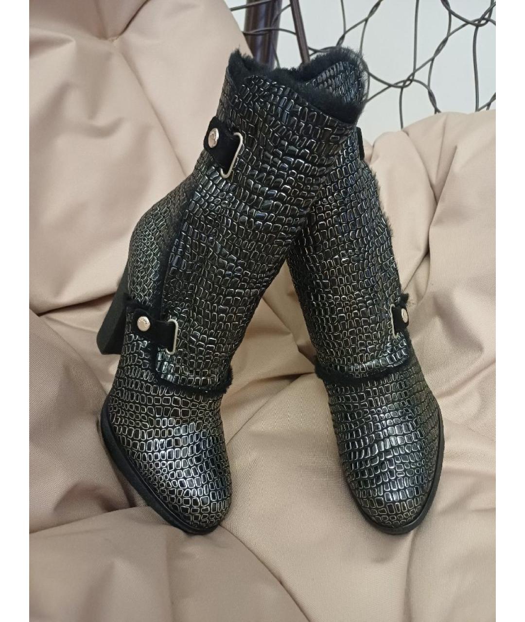 CASADEI Серебряные кожаные ботильоны, фото 5