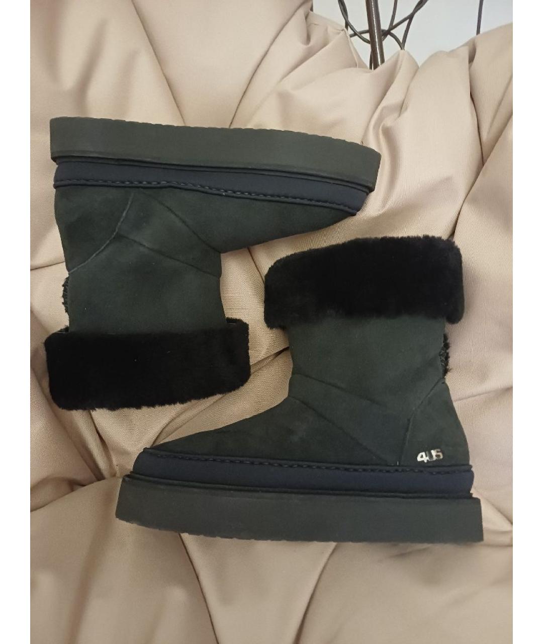 CESARE PACIOTTI Черные замшевые сапоги, фото 6