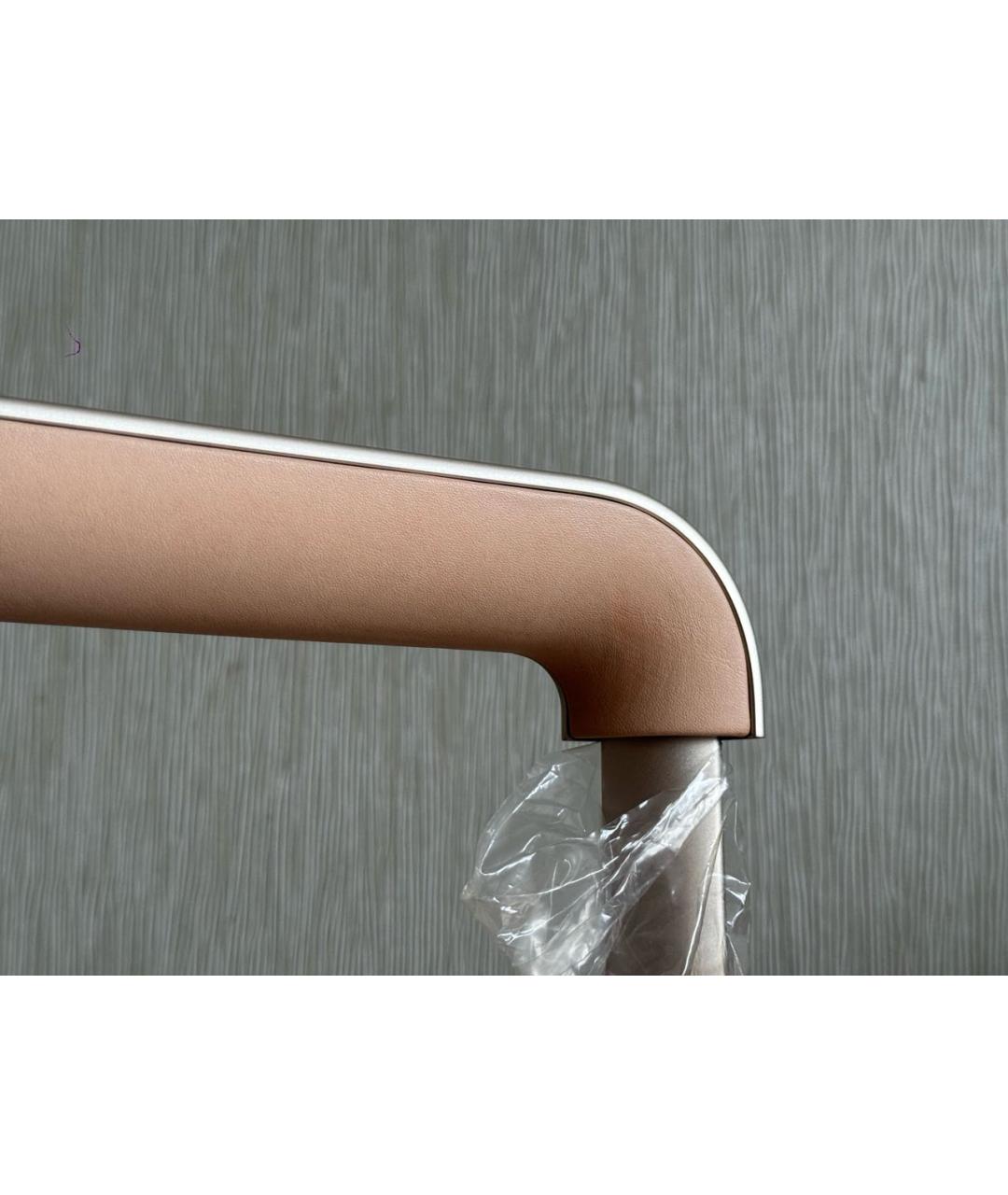 LOUIS VUITTON Коричневый чемодан из искусственной кожи, фото 6