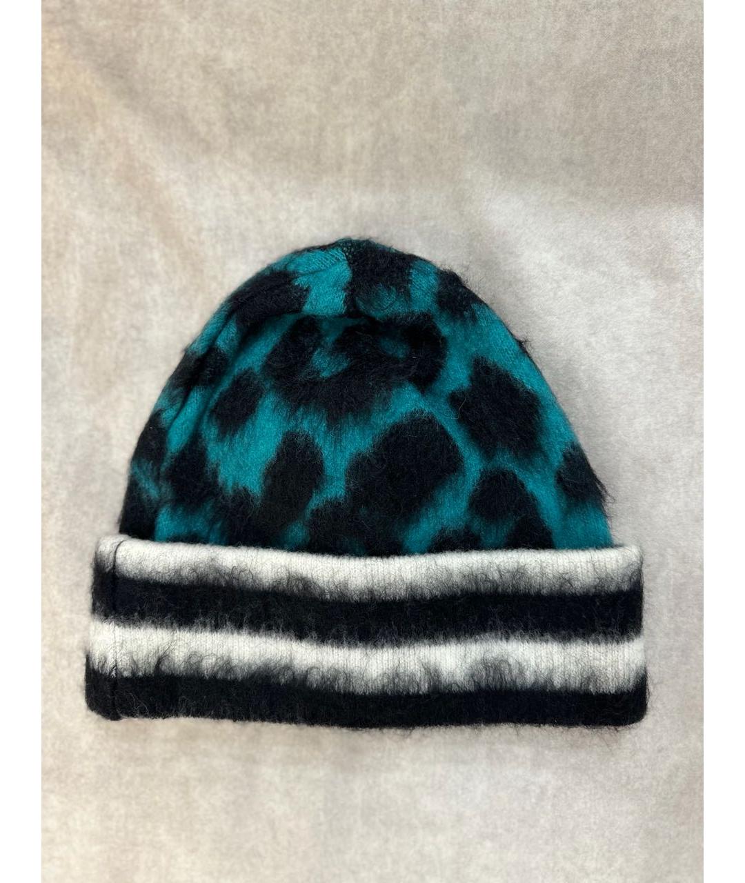 NO. 21 Зеленая шерстяная шапка, фото 2