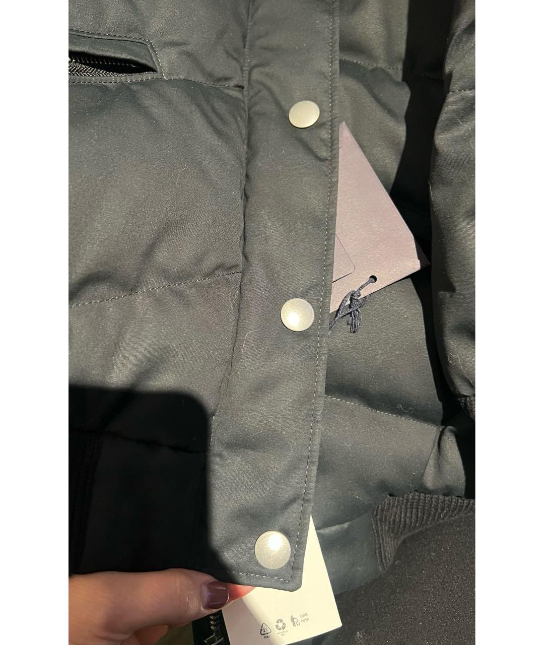 PRADA Черный полиамидовый пуховик, фото 6