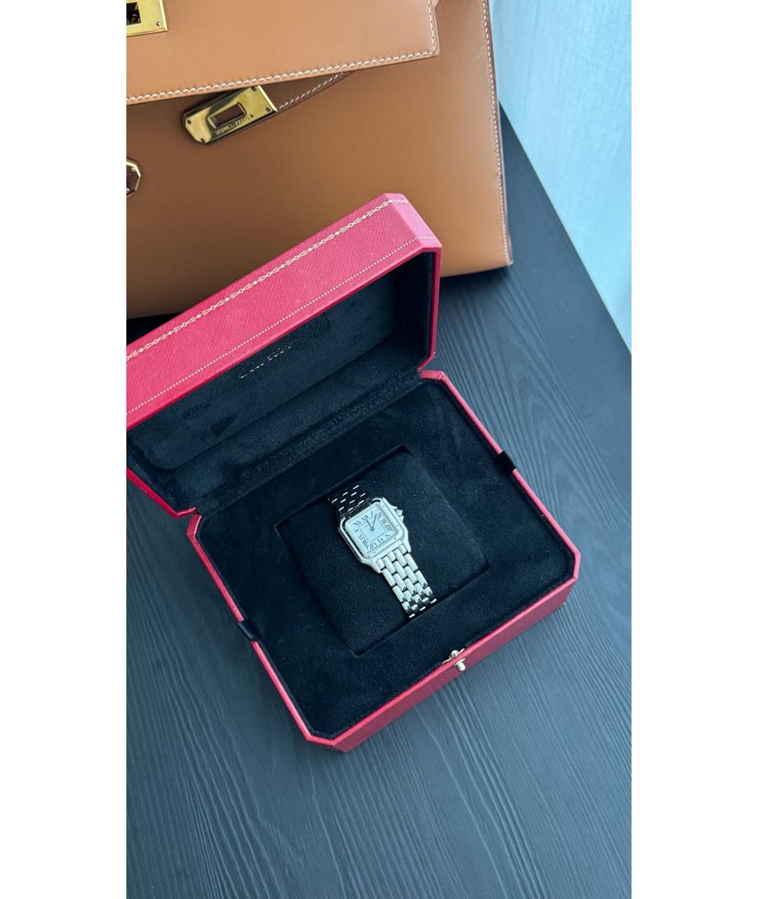 CARTIER Серебряные металлические часы, фото 3